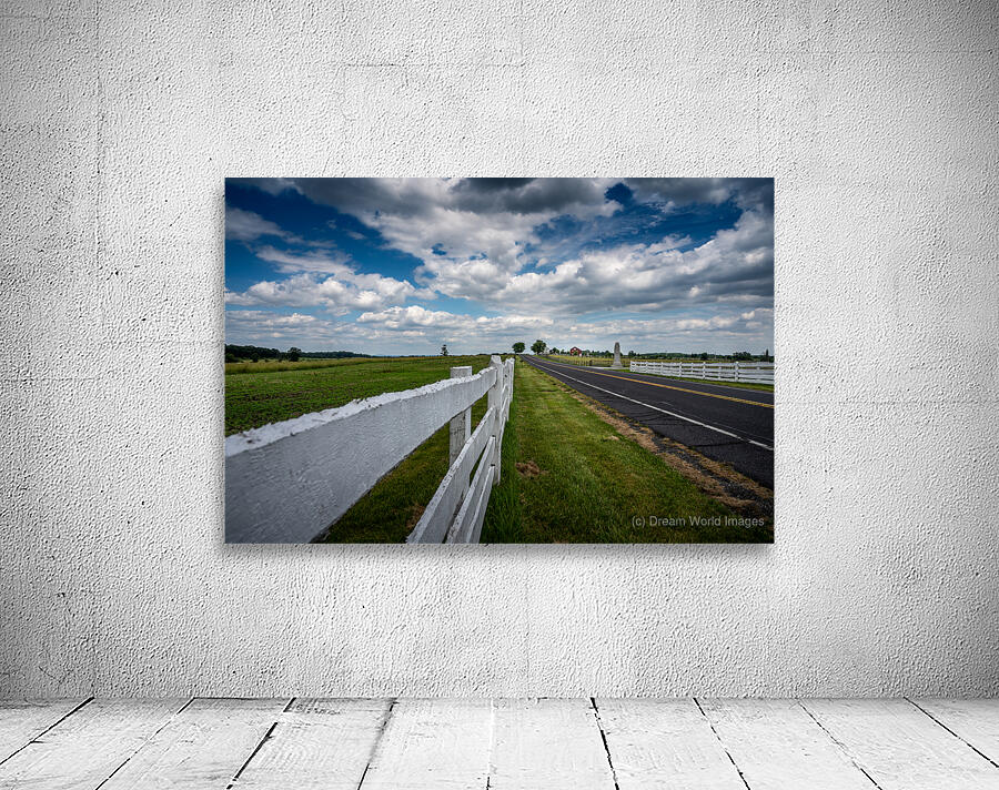 Fence along the road Wall Preview