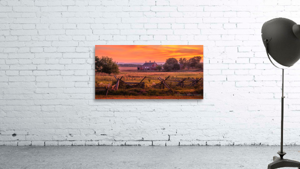 Codori Barn Sunset Wall Preview