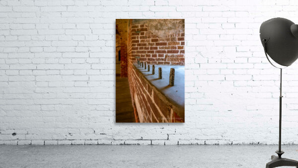 Forgotten Fortitude: Weathered Bars in Fort Macon Wall Preview