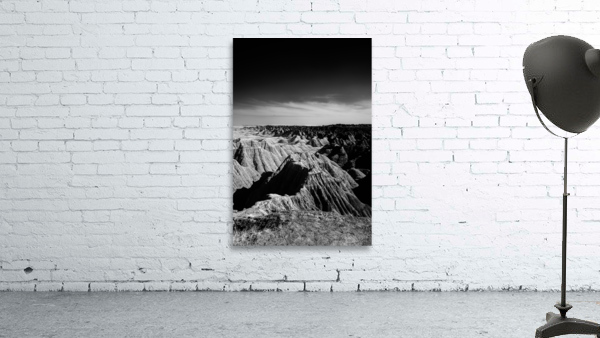 Ethereal Dance: Badlands Infinite Horizons in Infrared Wall Preview