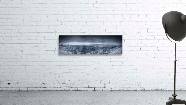 Azure Daydream Overview: Unveiling the Mystique of South Dakotas Badlands in Infrared Wall Preview