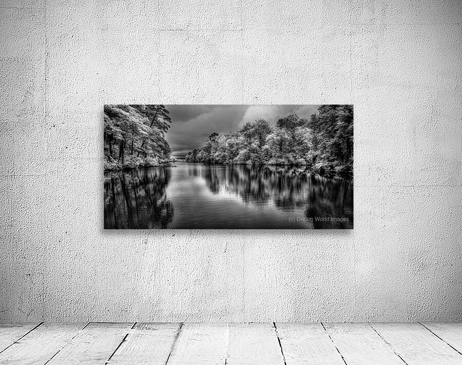 Stormy Infrared Pond Wall Preview