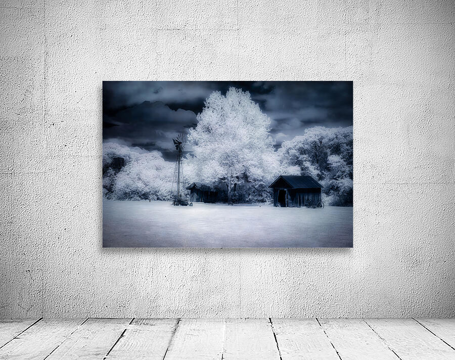 Windmill Whispers: Windmill Whispers in A Farm Landscape Wall Preview