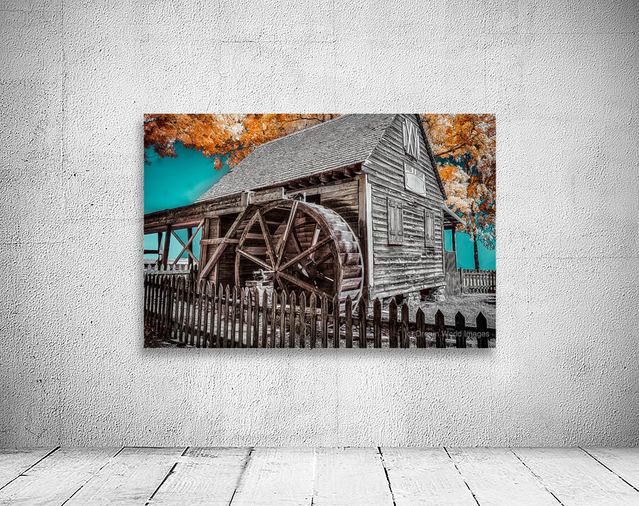 Old Wheel Wall Preview