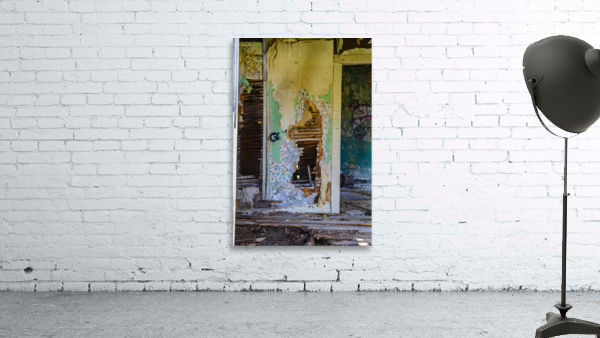 Forgotten Layers: Spokane Ghost Town Ruins Wall Preview