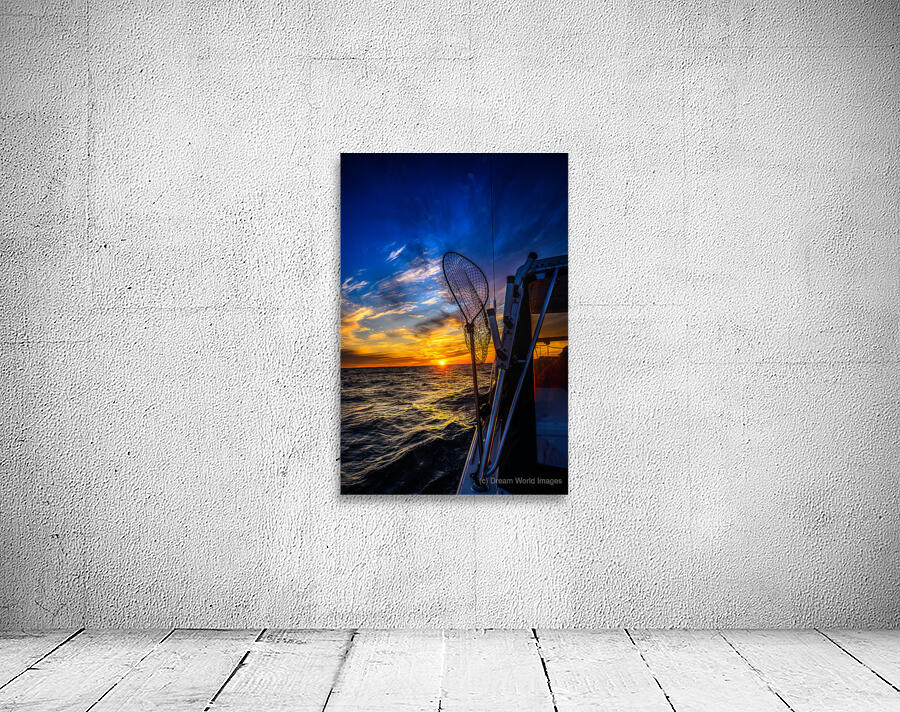 Navigating the Sunset: A Memorable Boat Ride with Wet Net Charters Wall Preview