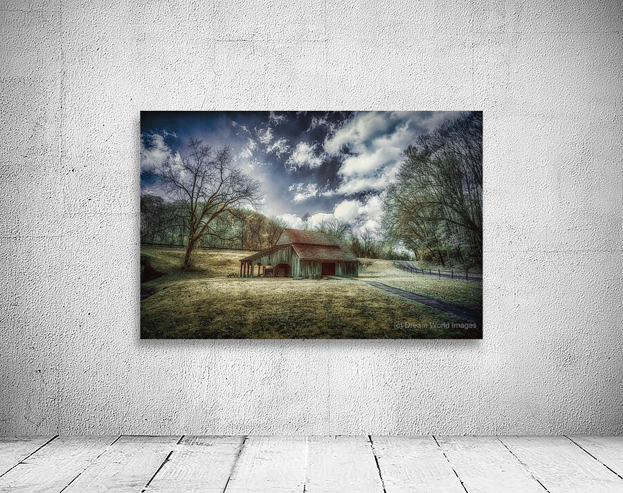 Aged Elegance: The Timeless Legacy of an Old Weathered Rural TN Barn Wall Preview