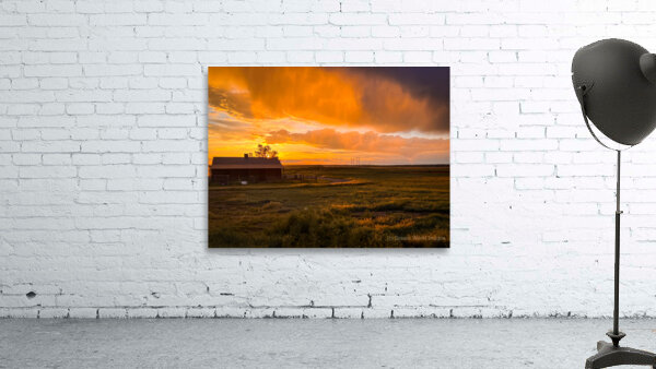 Montanas Fiery Farewell Wall Preview