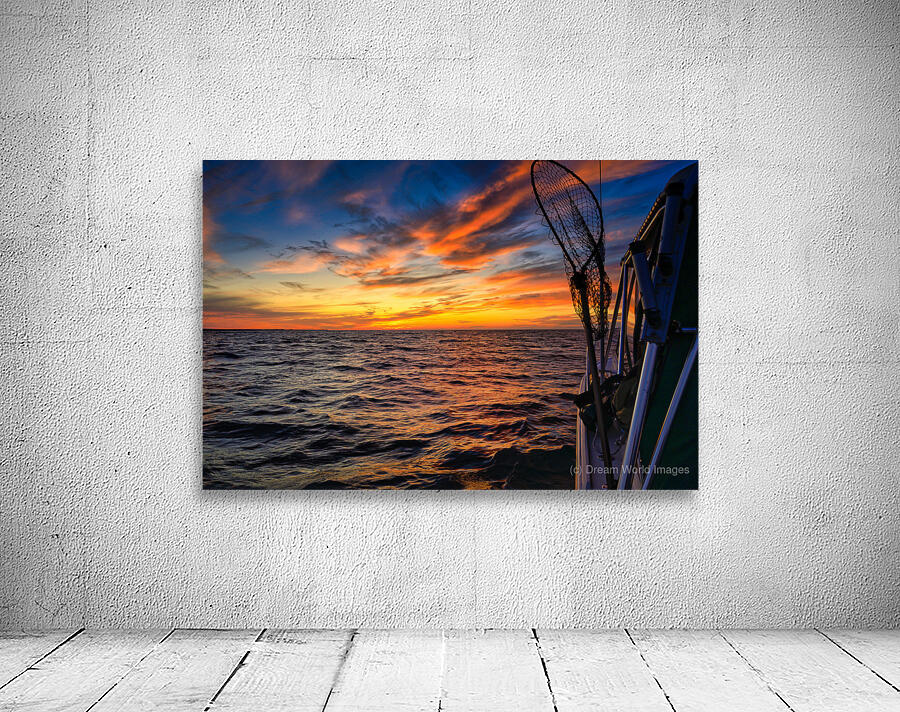 Sailing into Octobers Glow: A Maritime Adventure on the Waves Wall Preview