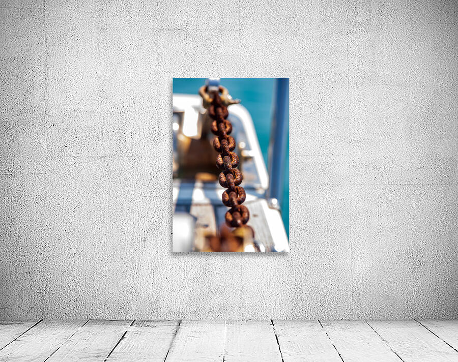 Rustic Resilience: The Story Woven in a Rusted Anchor Chain Wall Preview