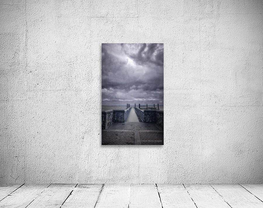 Pier Perspectives: Moody Sky Gazes Over Saint Marys Georgia Riv Wall Preview