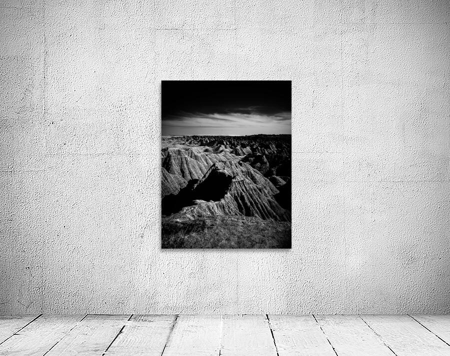 Shadows of the Earth: A Shadowy Ethereal Dance in the Badlands Wall Preview