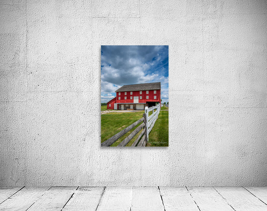 The Sherfy Barn: Rustic Red Retreat Wall Preview