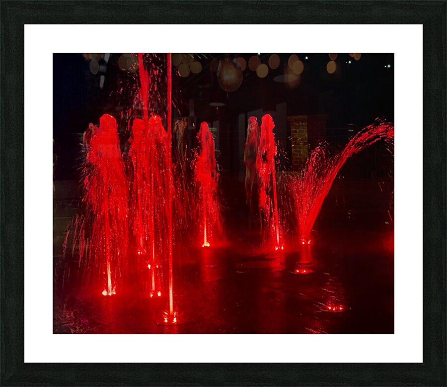 Crimson Dance Picture Frame print