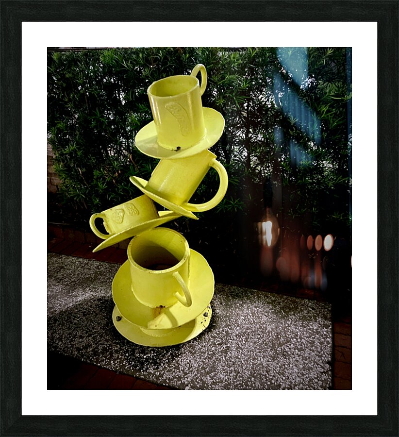 Balancing act Picture Frame print