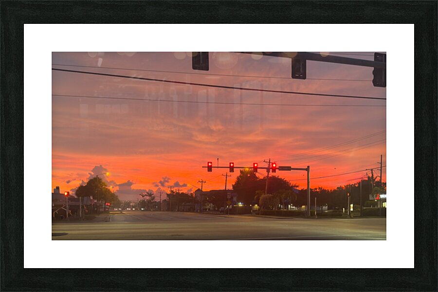Stop Look West a study in Red  by rongraywolflevinephotoart