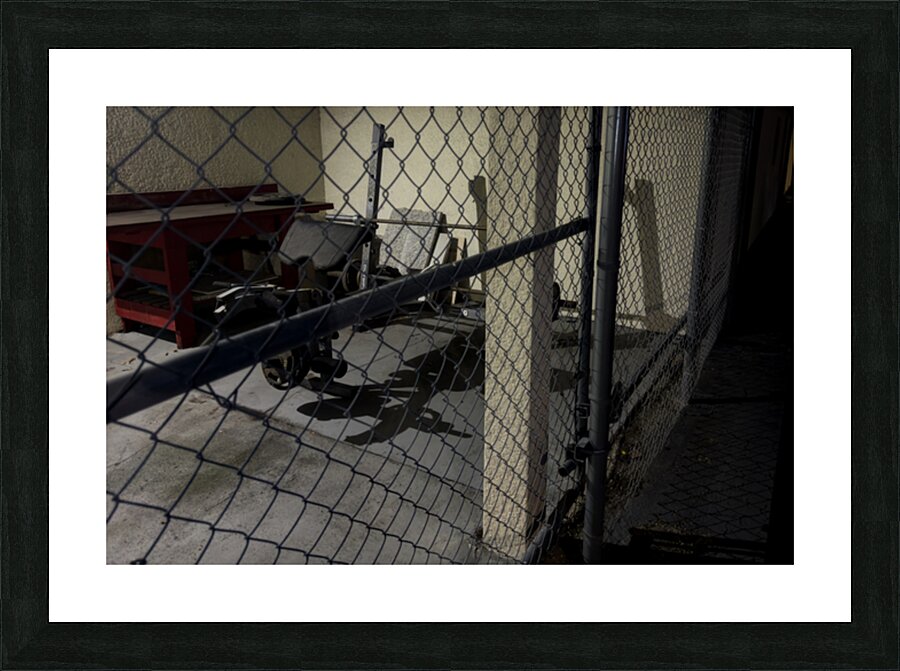 The Silent Weight Behind a Perimeter of Discipline  by rongraywolflevinephotoart