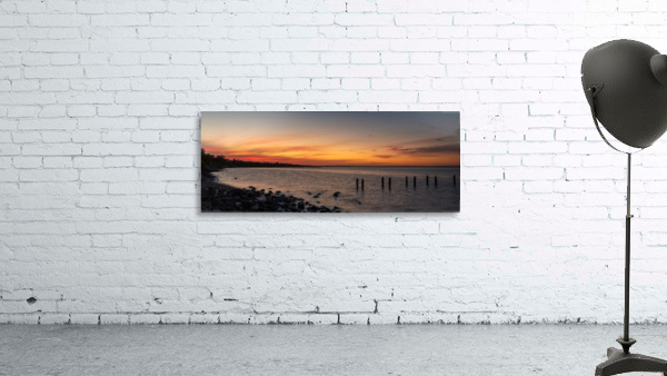 Bayside Sunset Wall Preview