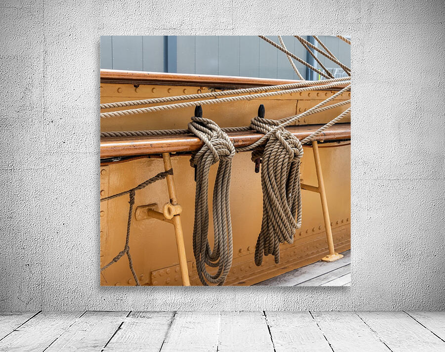  Sailing ship ropes Wall Preview