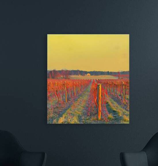 Vineyard Morning View by Penniboo 