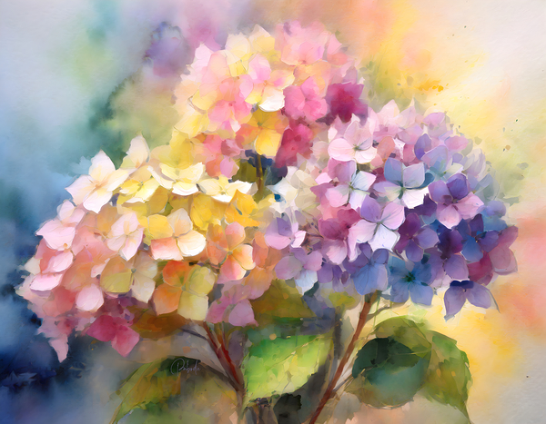 Hydrangea Blooms Digital Download