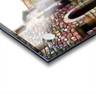 Tuscany Cobblestone Streets and Homes Impression Acrylique