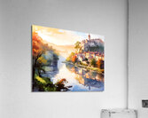 Rocamadour Village Acrylic Print