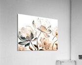Golden Peonies Acrylic Print