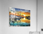 Vermilion River Sunset Acrylic Print