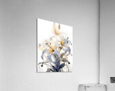 Lillies Ink Wash Acrylic Print