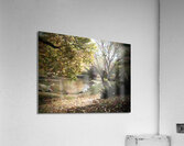 The Grassy Bank Along The Bridge Acrylic Print