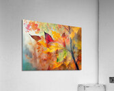 Fall Leaves in the Mist Acrylic Print