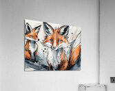Foxy Friends Acrylic Print