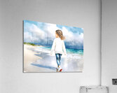 A WInter Beach Day Acrylic Print