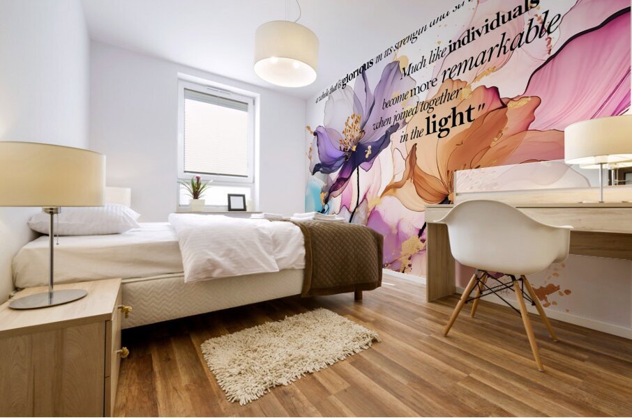 Joined Together In The Light Impression murale