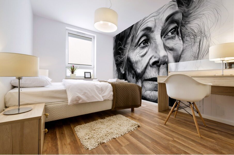 A Face of Wisdom Impression murale