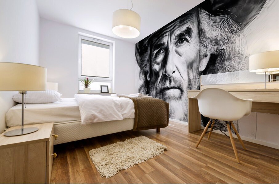 The Elder Cowboy Mural print