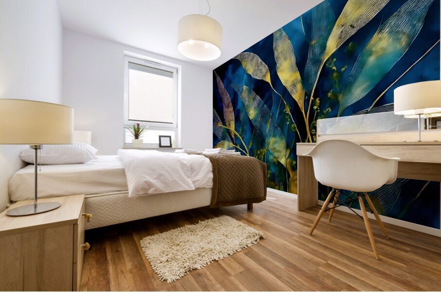 Moonlit Bamboo Impression murale