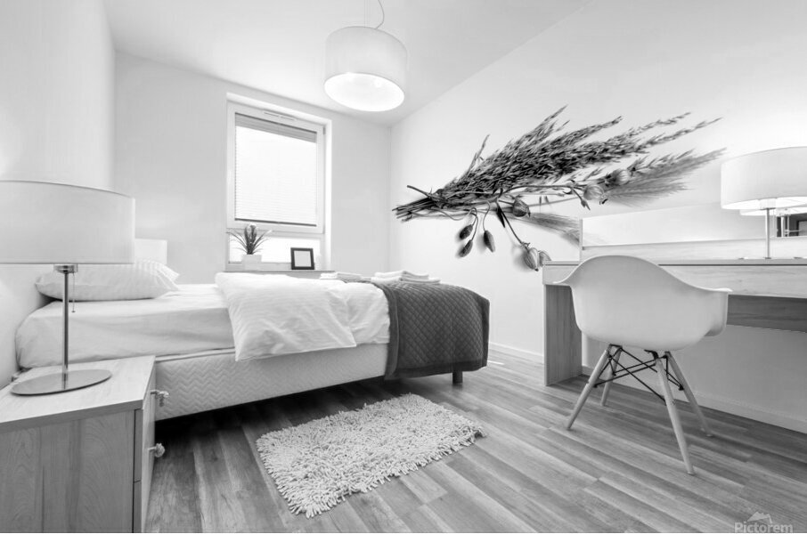 Dried Grasses and Flower Pods Impression murale