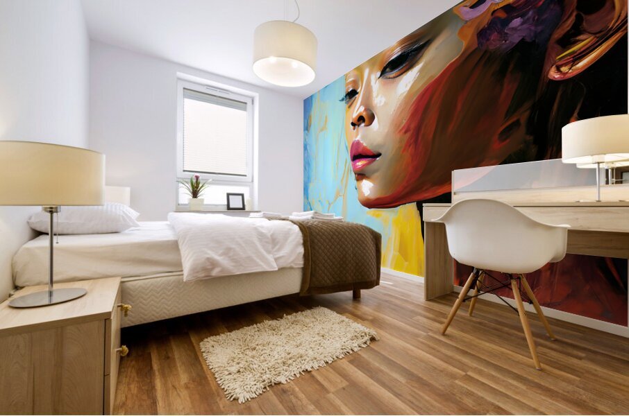 Abstract Faces I Impression murale