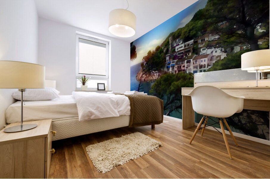 Sunrise Over The Island Cove Mural print