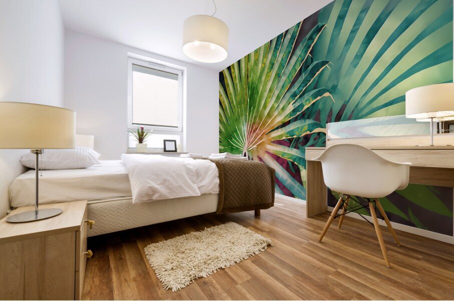 Tropical Palms III Mural print