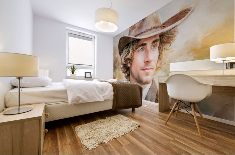 Always a Cowboy Mural print