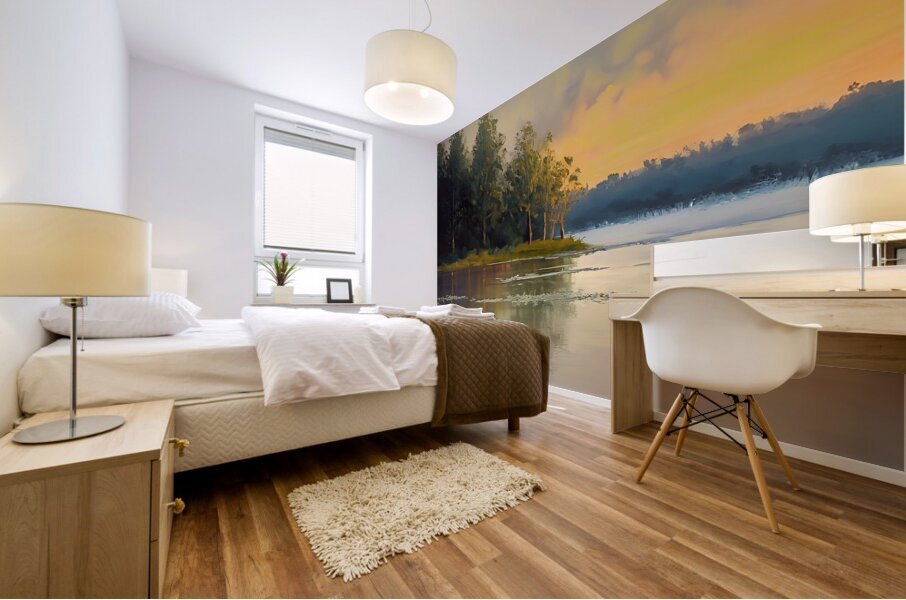 The Final Ice Thaw Mural print