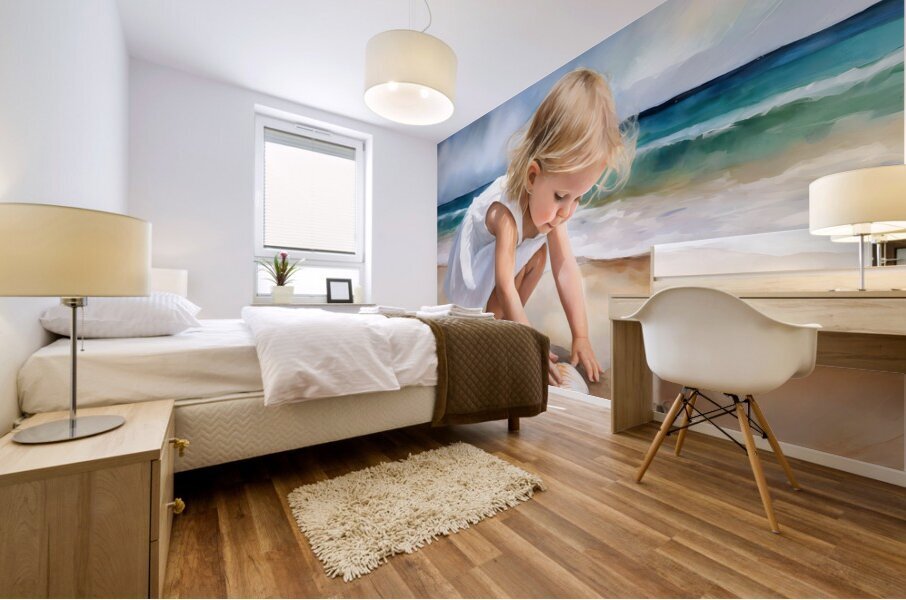 Beach Treasure Mural print