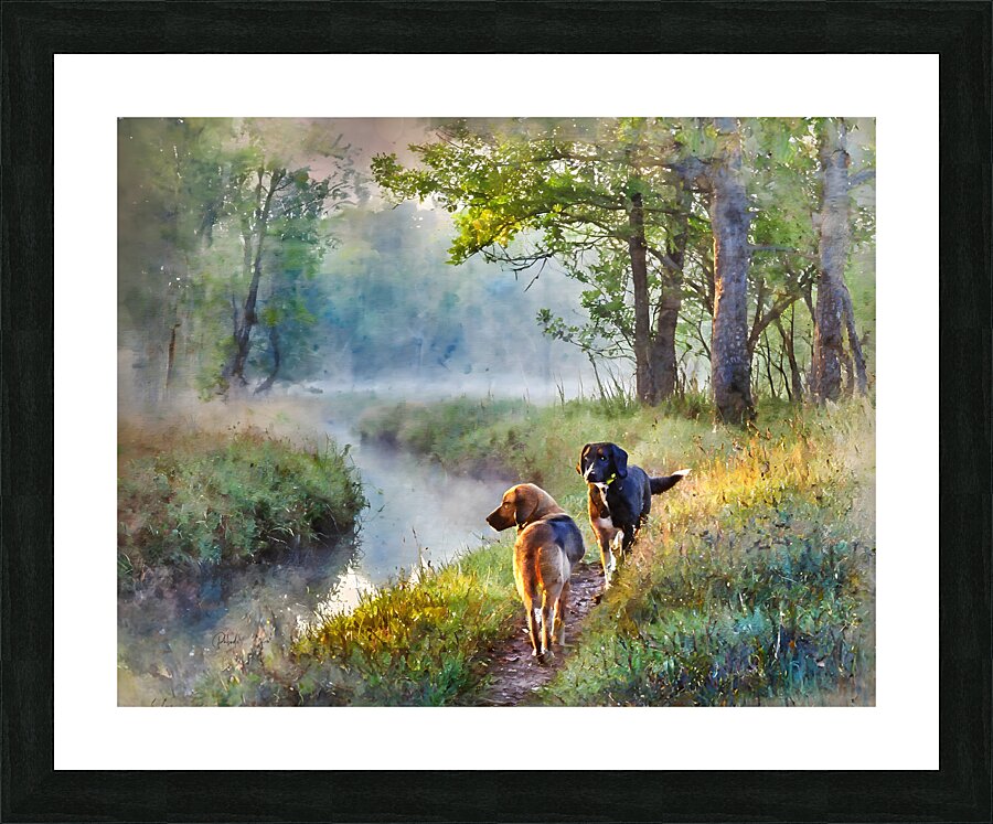 Dog Day Adventures Picture Frame print