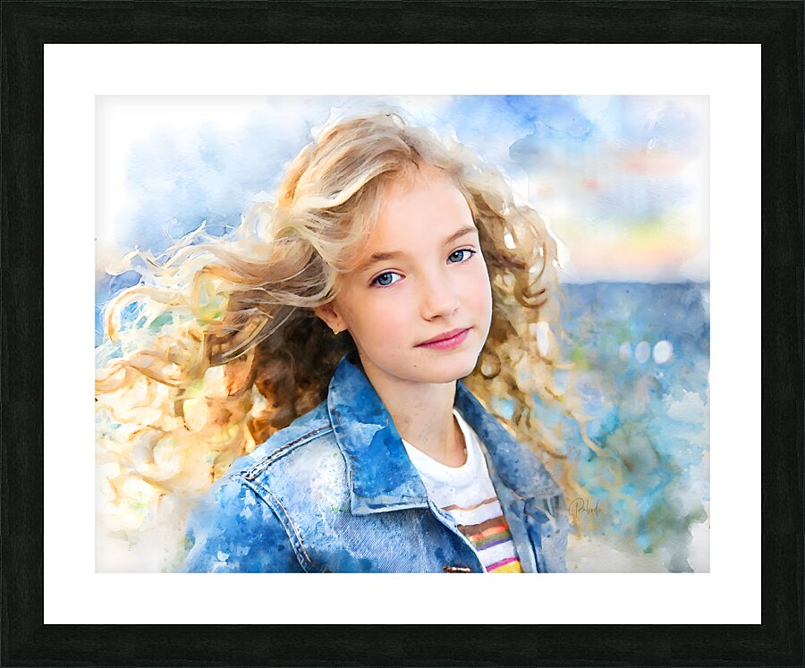 Ocean Breezes Day Picture Frame print