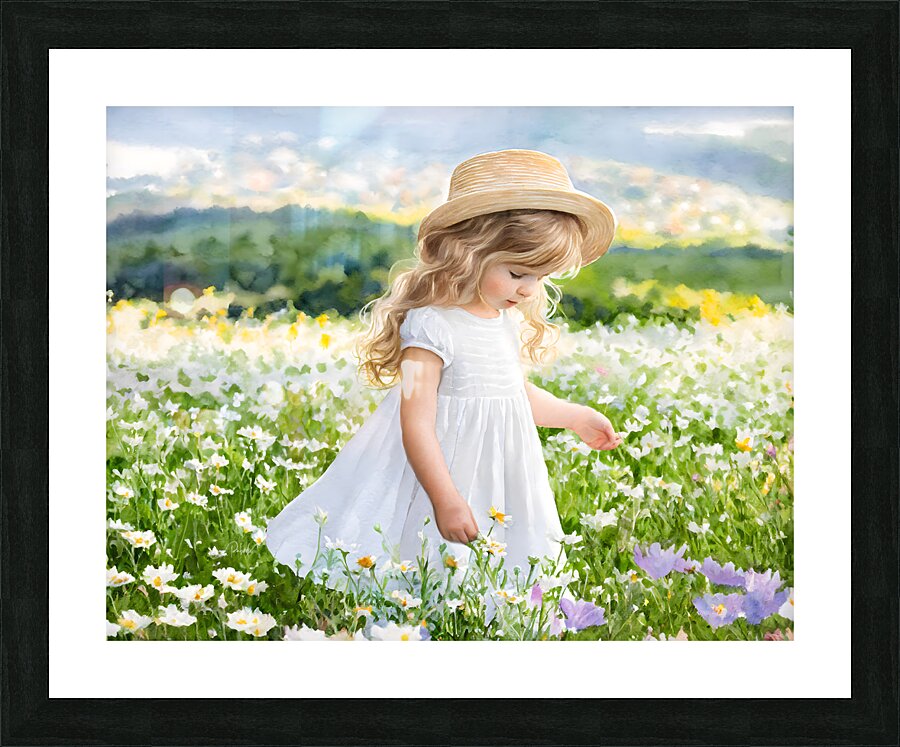 Wildflower Child Picture Frame print