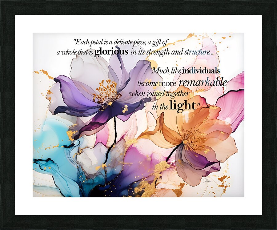 Joined Together In The Light Impression et Cadre photo