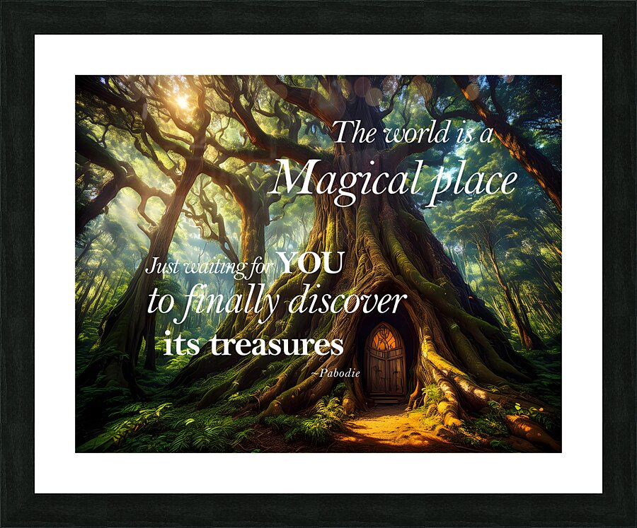 Magical Treasures Picture Frame print